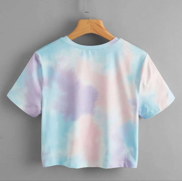 Twist Hem Tie Dye Tee - Picture 3 of 5